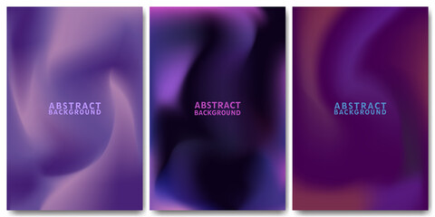 Abstract mesh gradient background. Dark purple vector background. For banner, poster, social media, promotion