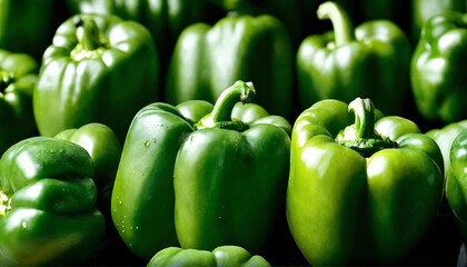 green bell pepper background