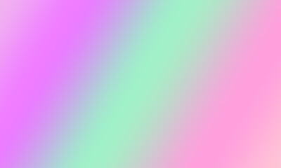 Digital illustration of abstract background with beautiful smooth gradient. Blue, green, pink purple color mixed gradient liquid background