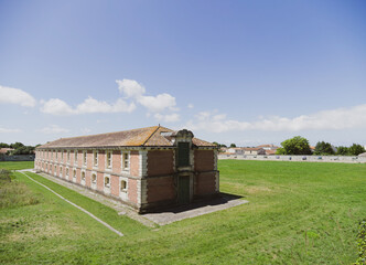 La Cité Royale de Brouage au coeur des marais charentais. Ilôt de la Halle, enceinte intérieure...