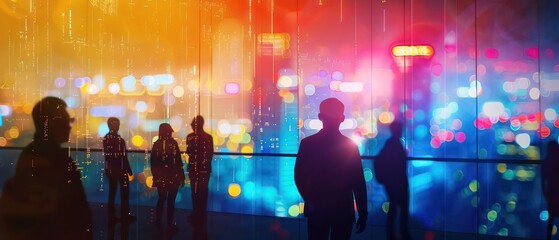 Business People Commuter Walking Cityscape Corporate Concept