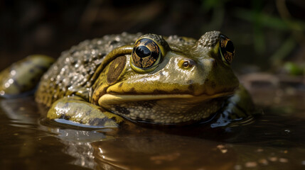 African Bullfrog: King of the Waterhole.