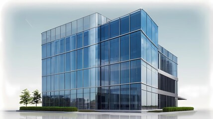 modern office building with windows