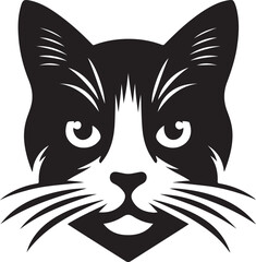 Cat Silhouette Vector Illustration EPS