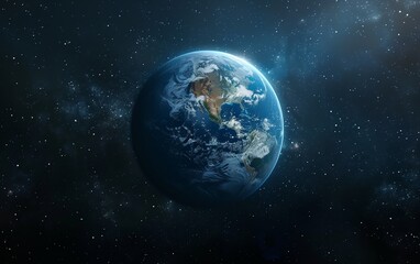 Obraz premium Earth viewed from space