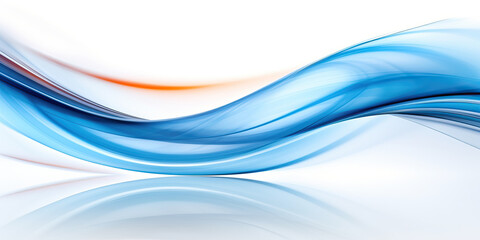 Abstract transparent and blue lines on white background, banner design for certificate, cover, website