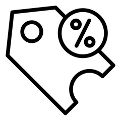 tag line icon vector illustration isolated on white background