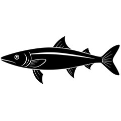 fish on a white background