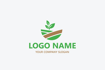 Landscape Environmental vector logo template