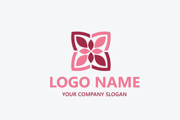  leaf logo design ready vector template