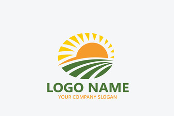 Landscape Environmental vector logo template