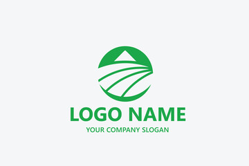 Landscape Environmental vector logo template