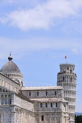 Ansicht des schiefen Turms von Pisa in Italien	