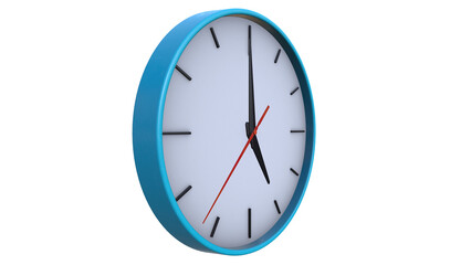 Wall Clock 3d model render