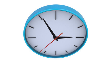 Wall Clock 3d model render