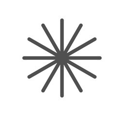 Creativity related icon outline and linear vector.
