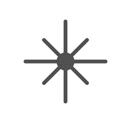 Obraz premium Creativity related icon outline and linear vector. 