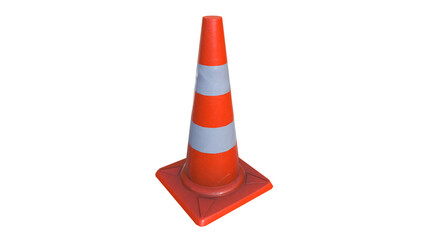 Traffic Cone 3d model render