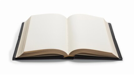 Fototapeta premium Blank Book on White Background
