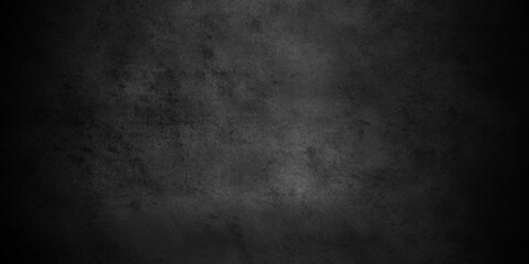 Abstract black stone wall texture grunge rock surface. dark gray background backdrop. wide panoramic banner. old wall stone for dark black distressed grunge background wallpaper rough concrete wall.