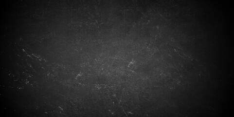 Dark Black background texture, old vintage charcoal black backdrop paper with watercolor. Abstract background with black wall surface, black stucco texture. Black gray satin dark texture luxurious.
