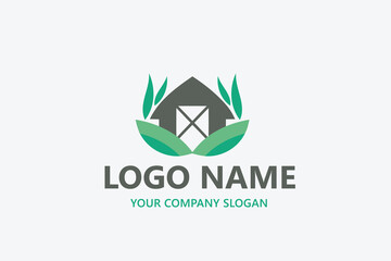 Landscape Environmental vector logo template