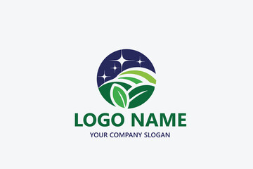 Landscape Environmental vector logo template