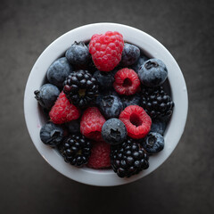 berries in a bowl