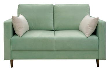 Sofa isolated on white background. Including clipping path