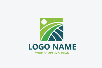 Landscape Environmental vector logo template