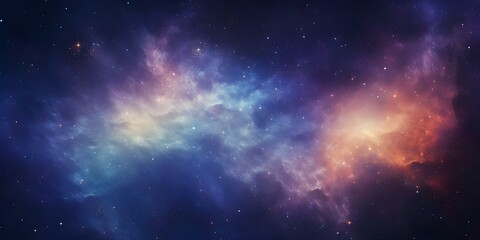 Fototapeta premium A Detailed View of the Colorful Milky Way Galaxy Revealing its Dense Star Formation. Concept Astrophotography, Milky Way, Galaxy, Star Formation, Colorful Astronomy