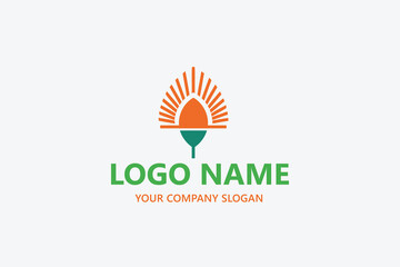 Landscape Environmental vector logo template