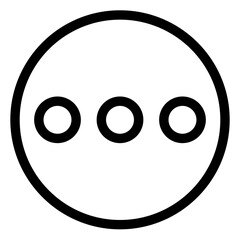 Fototapeta premium menu line icon vector illustration isolated on white background