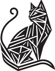 black and white cat