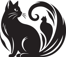 illustration of a cat