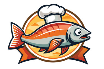 Cartoon Fish Mascot Vector Illustration