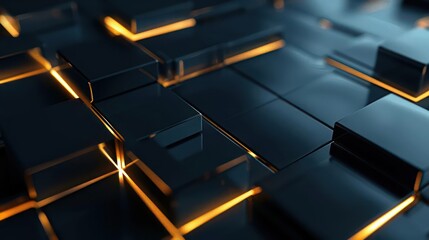 Closeup of futuristic minimalist abstract design representing innovative business solutions