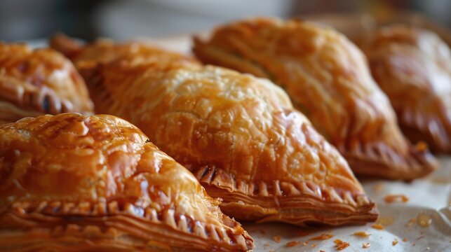 Maltese pastizzi filled with ricotta and peas