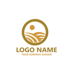 Landscape Environmental vector logo template