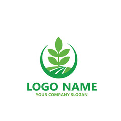  leaf logo design ready vector template