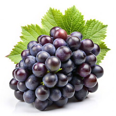 Fototapeta premium bunch of grapes isolated on white