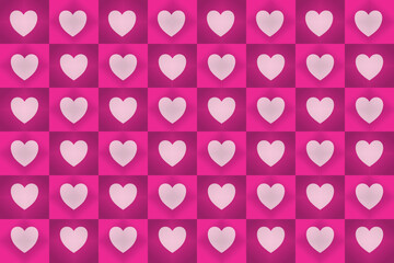 seamless pattern with hearts