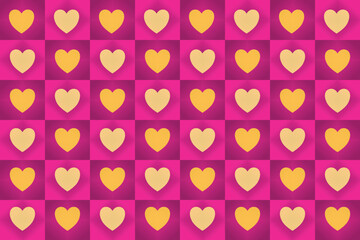 seamless background with hearts