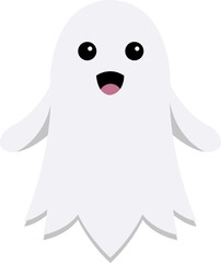 Cute Halloween Cartoon Ghost