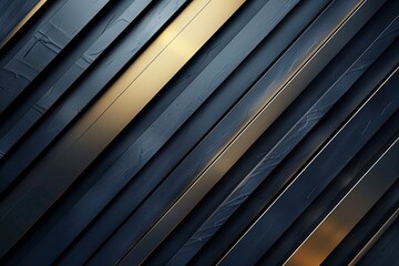 Obraz premium Futuristic High Tech Lined Background with Metallic