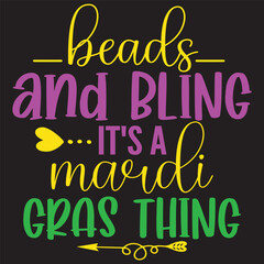 beads and bling it's a mardi oras thing