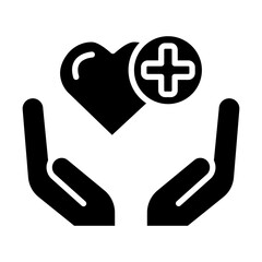 Obraz premium Healthcare Glyph Icon