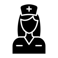 Nurse Glyph Icon