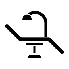 Dental Chair Glyph Icon