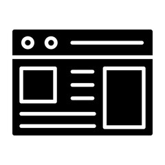Website Glyph Icon